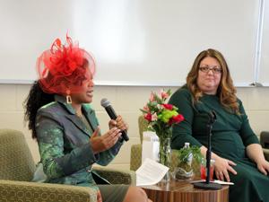 speaker at International Women's Day event